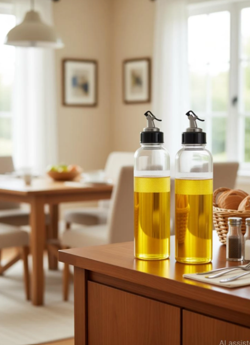 OTIZ 2000 ml Cooking Oil Dispenser Set (Pack of 2)