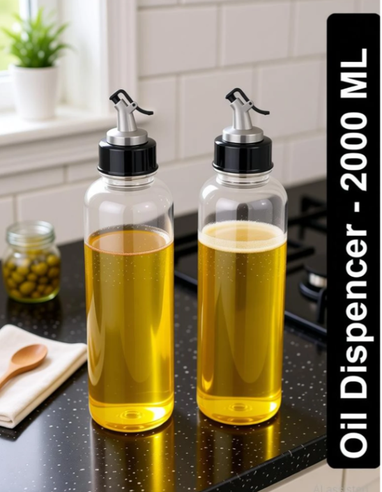 OTIZ 2000 ml Cooking Oil Dispenser Set (Pack of 2) - Image 3